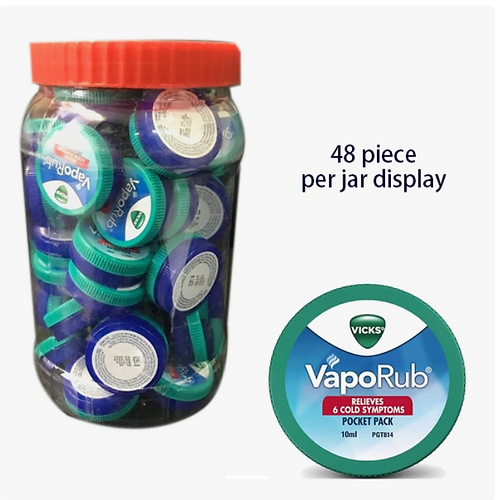 Vicks Vapor Rub 10ML (48 Count)