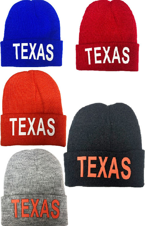 Texas Beanies (12 Pack)