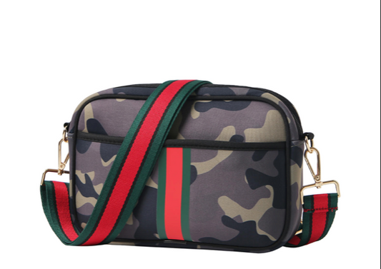 Crossbody with Camo Print