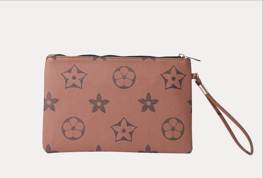 Designer Styled Wristlet with Strap