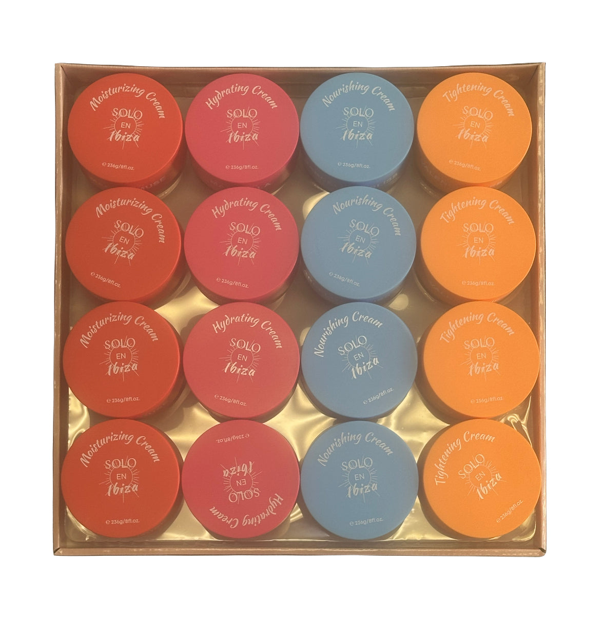 Body Cream Display Assorted 16CT (Solo En Ibiza)