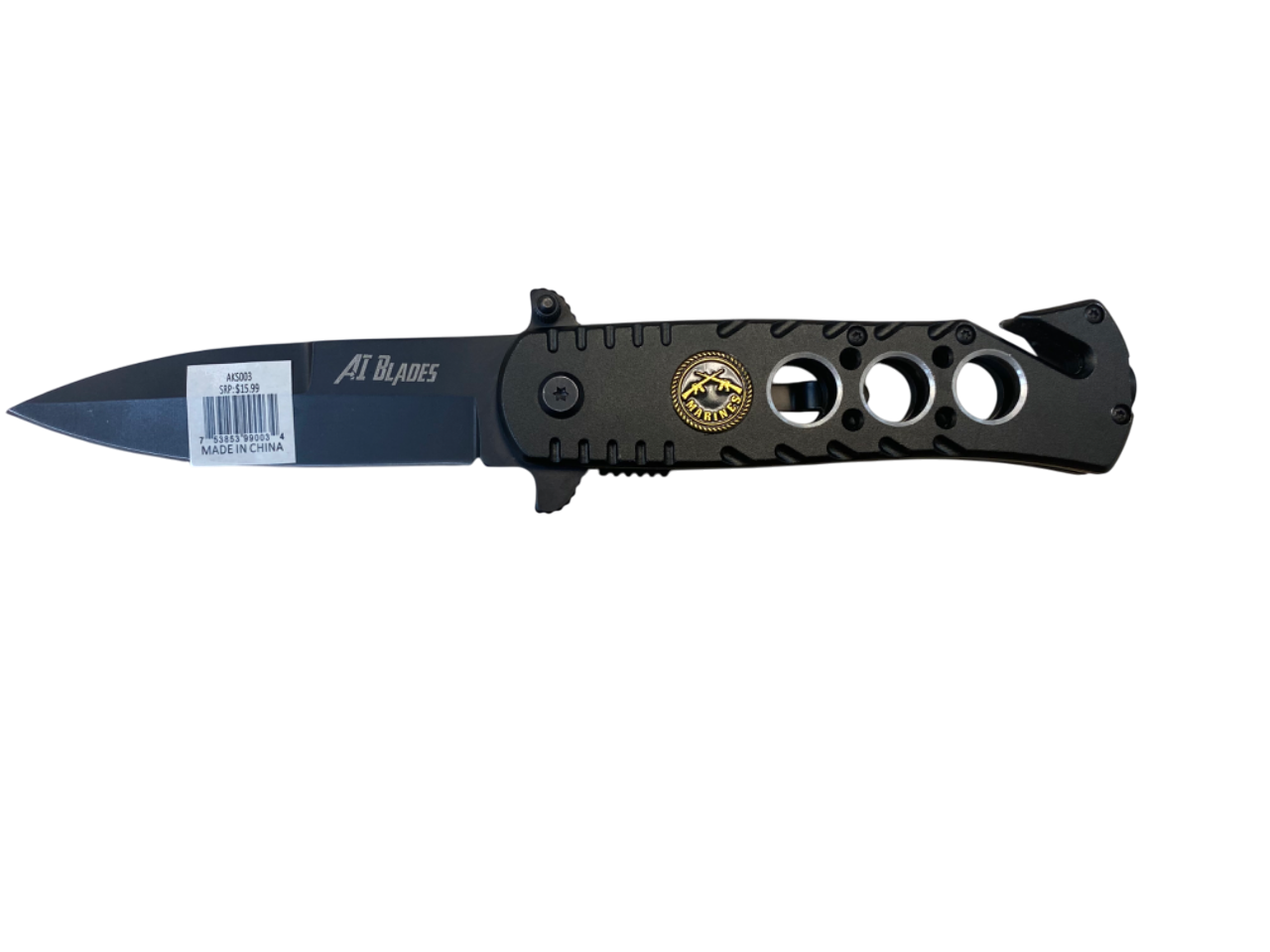 Spring Assisted Pocket Knife- Marines