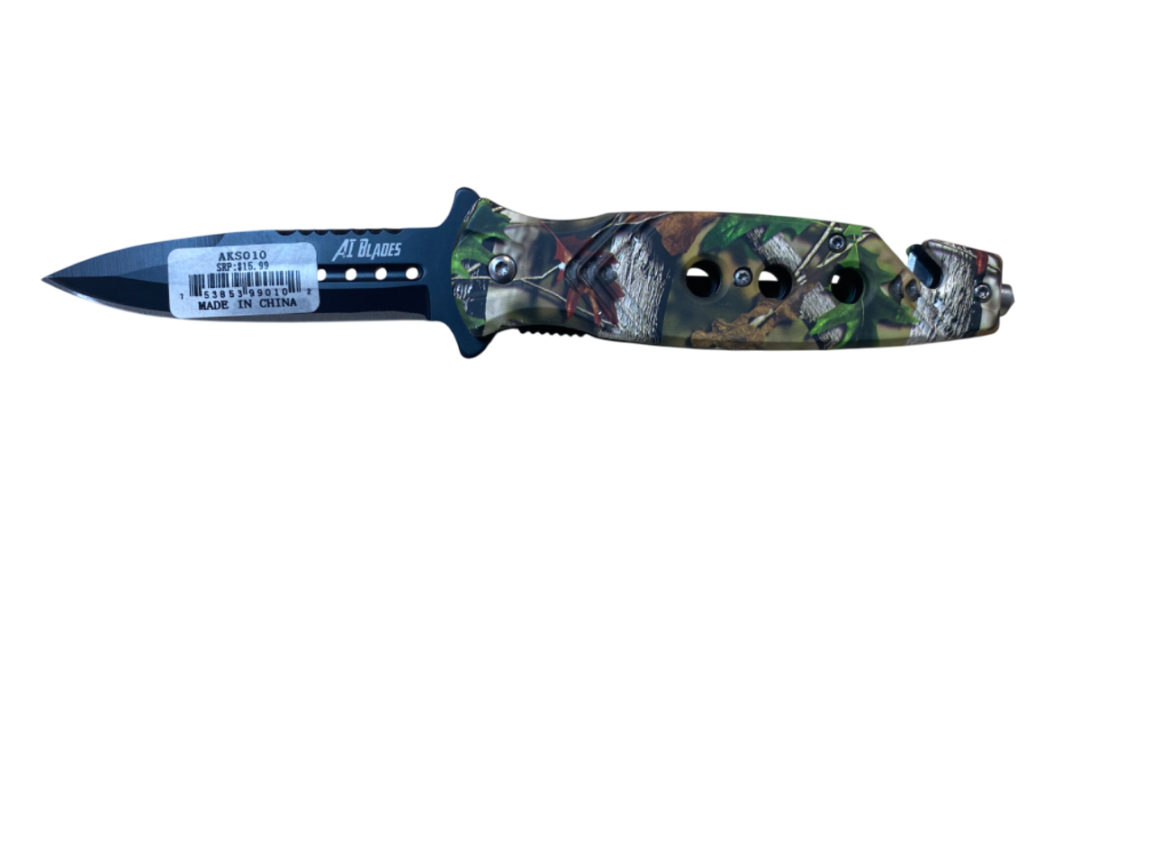 Spring Assisted Pocket Knife- Nature/Woods