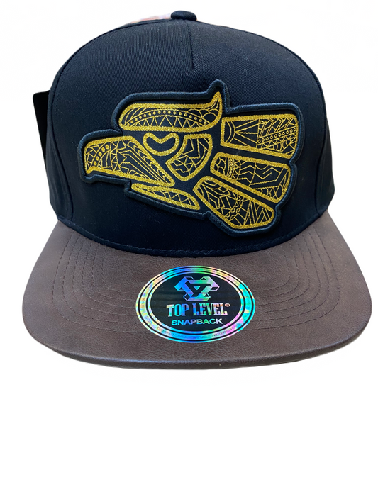 Hecho Mexico Black and Gold Cap