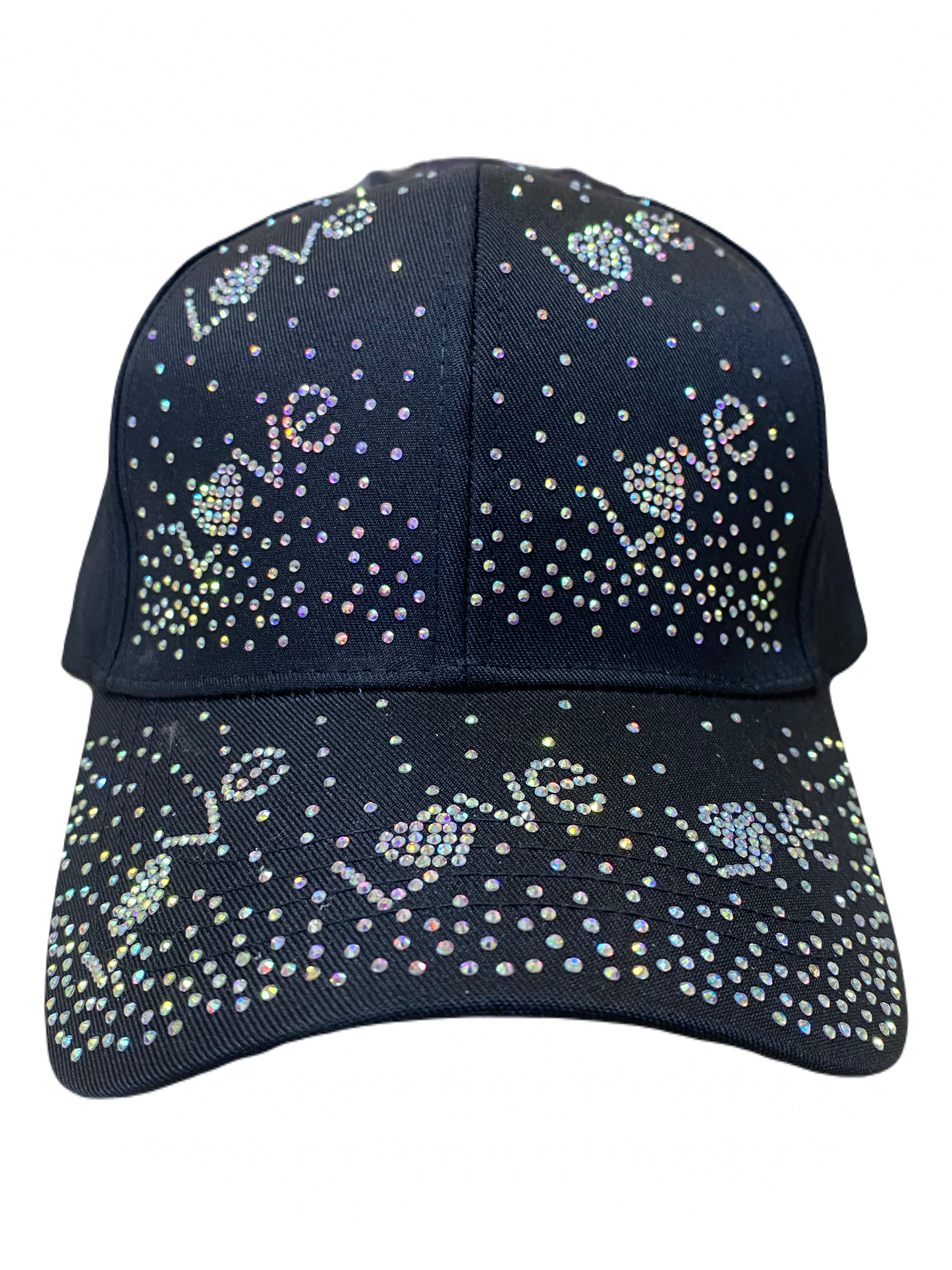 Love Rhinestone Cap