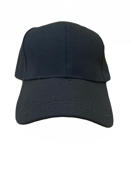 Solid Black Ball Cap