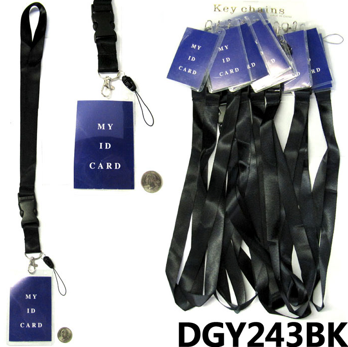 I.D. Holder Black (12 Pack)