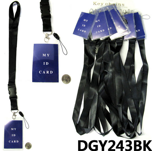 I.D. Holder Black (12 Pack)